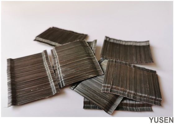 مبنى خرساني Astm A 820 من الألياف الفولاذية الملصقة بنهاية معدنية